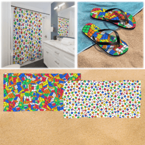 Rubik Cube Beach Bath Collection