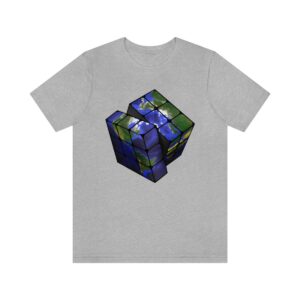 Rubik's Cube Shirt Earth Cube Adult