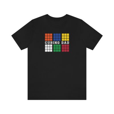 Rubik's Cube Cubing Dad 6 cubes t-shirt