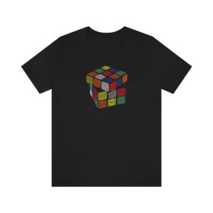 Rubik's Cube T-Shirt Neon Glow