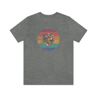 Rubik's Cube tshirt Vintage Sunset