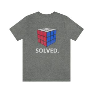 Rubik's Cube T-Shirt Solved Vintage Adult