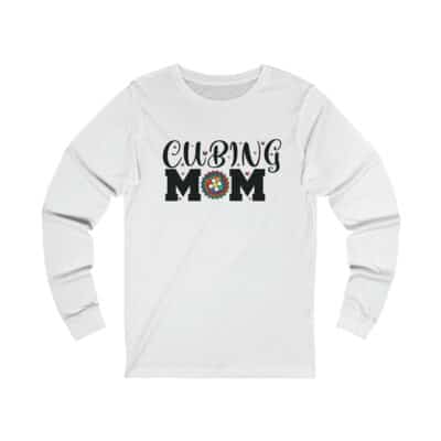 Rubik's Cube Cubing Mom Daisy Mini Long Sleeve