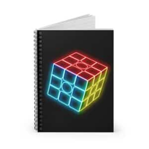 Rubik's Cube Notebook Neon Cube