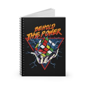 Rubik's Cube Notebook Behold The Power