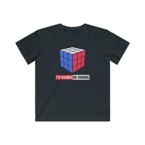 Rubik's Cube T-Shirt I'd Rather Be Cubing Youth