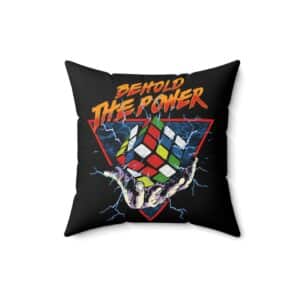 Rubik's Cube Pillow Behold The Power