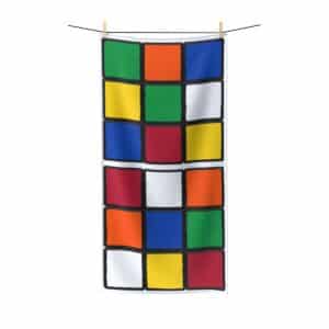 Rubik's Cube Bath Towel 2 big cubes