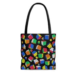 Rubik's Cube Tote Bag All Over Cubes
