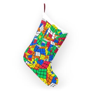 Rubik's Cube Christmas Stocking Crazy Cubes Colorful