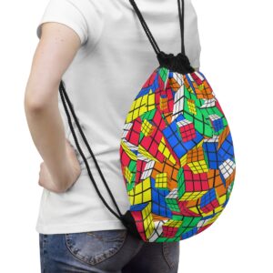 Rubik's Cube Drawstring Bag Crazy Cubes