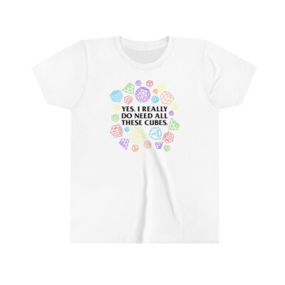Rubik's Cube T-Shirt Youth Yes I Really Do Need All These Cubes