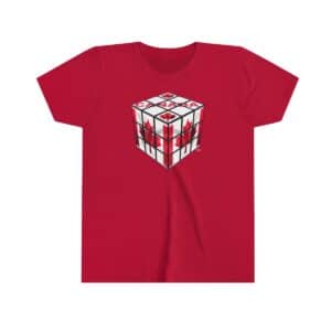 Rubik's Cube T-Shirt Canadian Flag Youth