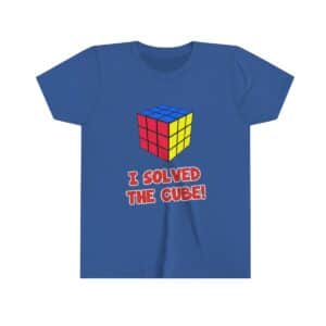 Rubik's Cube T-Shirt I Solved The Cube Youth