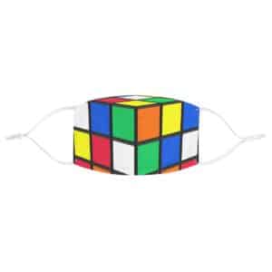 Rubik's Cube Face Mask Scrambled 3d