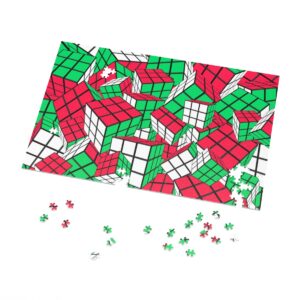 Rubik's Cube Jigsaw Puzzle Christmas