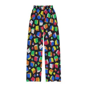 Cubes All Over Rubik's Cube Kids Pajama Pants.