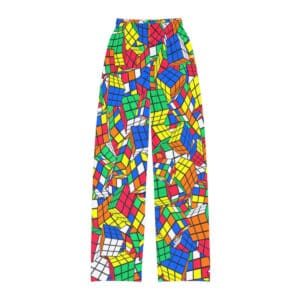 Piles of Cubes Rubik's Cube Kids Pajama Pants