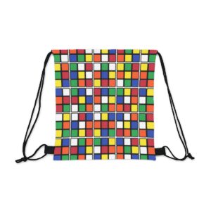 Rubik's Cube Drawstring Bag Unsolved Cubes 2
