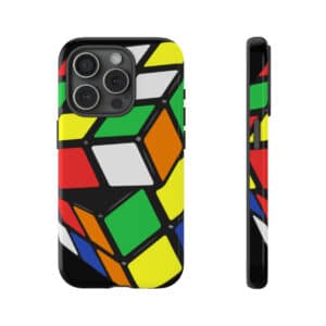 Rubik's Cube Phone Case Scrambled Big