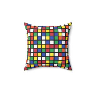 Rubik's Cube Pillow Multi-Scramble Design