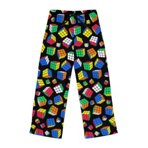 Rubik's Cube Pajama Pants Women's Cubes All Over