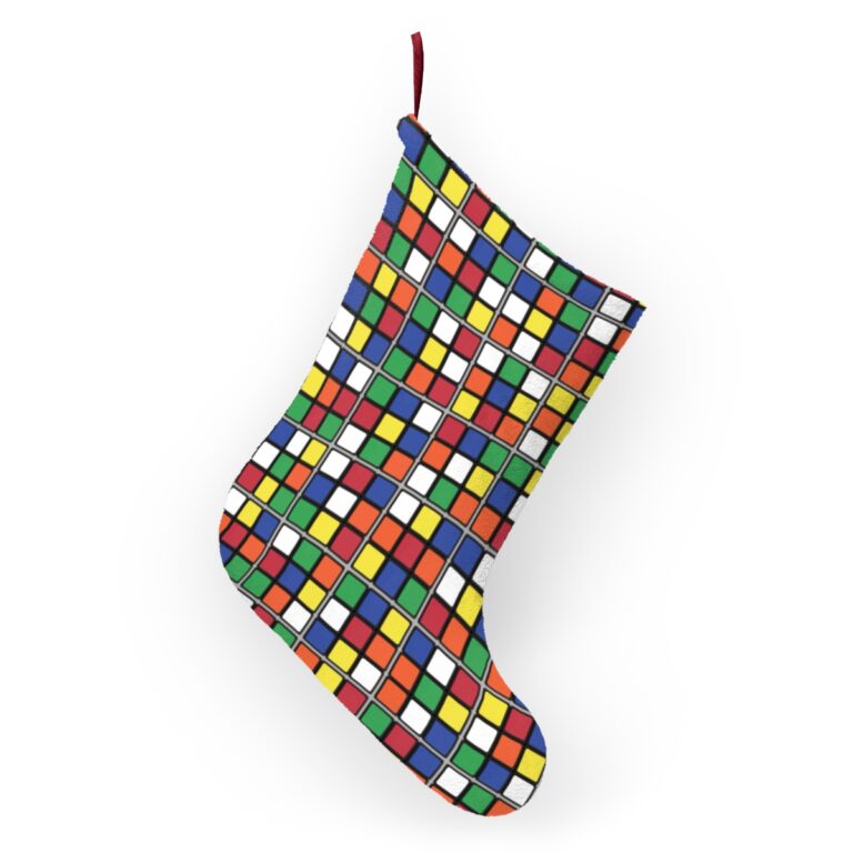 Rubik's Cube Christmas Stocking Scrambled