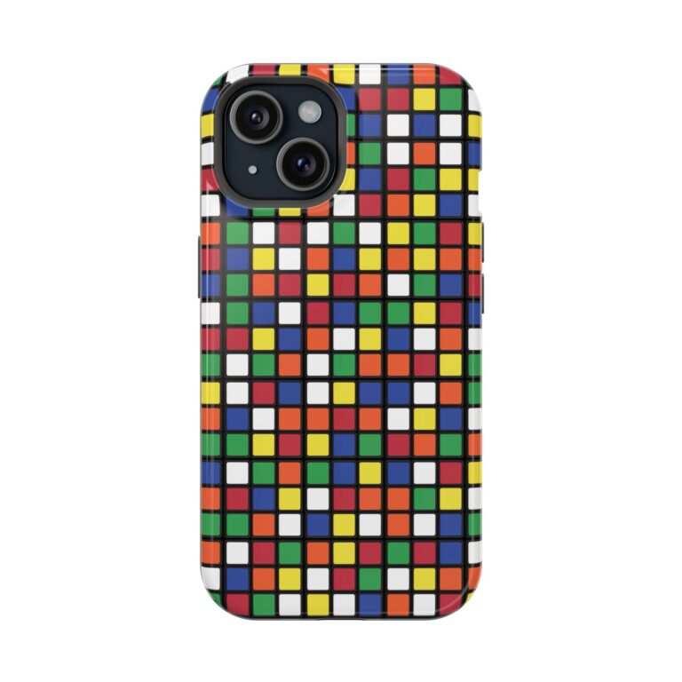 MagSafe Flat Scrambled 3x3 Puzzles Rubik's Cube iPhone Case