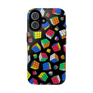 Cubes All Over - Rubik's Cube Phone Cases - Tough Case