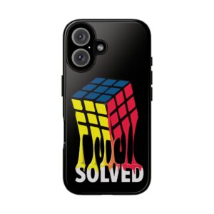 Solved - Rubik's Cube Phone Case - Tough Case