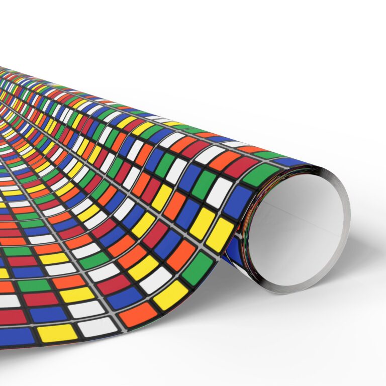Scrambled Cubes Rubik's Cube Gift Wrap
