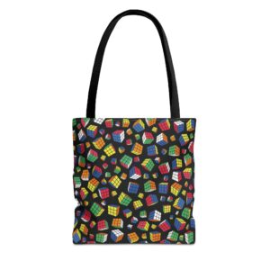 All Over Cubes Rubik's Cube Tote Bag