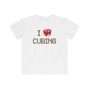 I Heart CUBING (Youth Sizes) - Rubik's Cube T-Shirt