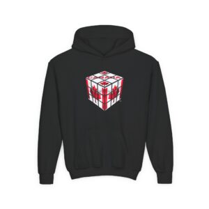 Canadian Flag - Rubik's Cube Hoodie Sweatshirt (Youth Sizes)